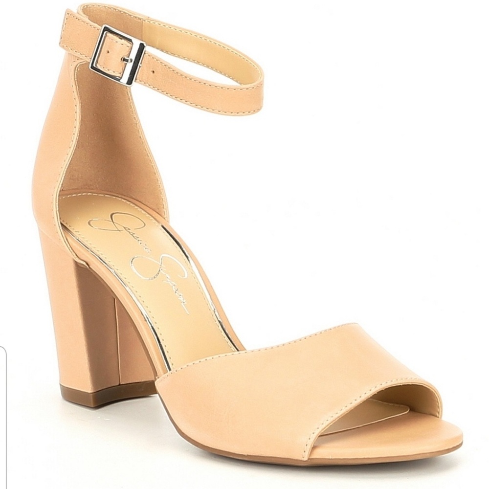 Jessica Simpson Nude heel sandal sherron